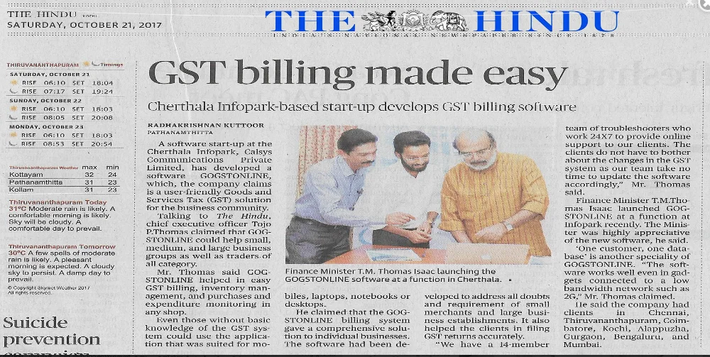 The Hindu Coverage